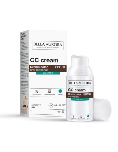 CC-cream oil control Bella Aurora spf 50 + 30 ml