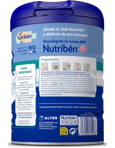 NUTRIBEN AR 1 800 G 2