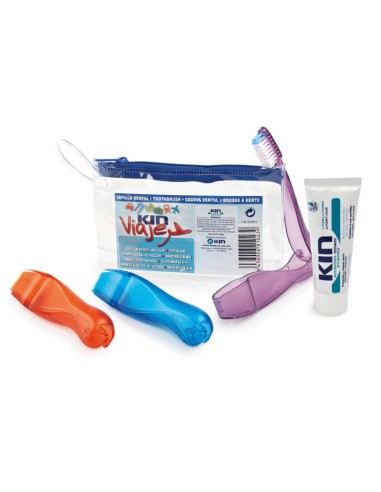 Kit de viaje pasta + cepillo kin. 2