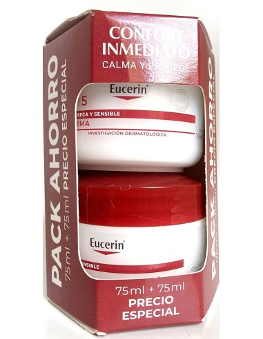 PACK AHORRO EUCERIN CREMA PH5. 75+75 ML. 2