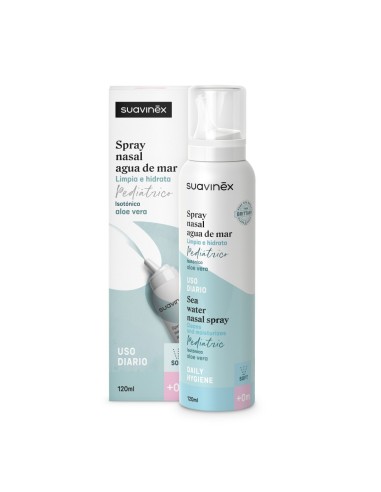 Spray nasal agua de mar Aloe Vera Pediátrico Suavinex. 2