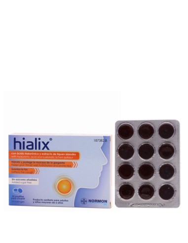 Hialix 24 Pastillas Para Chupar.