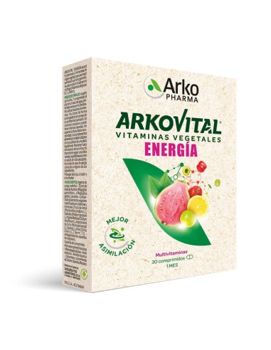 ARKOVITAL PURA ENERGIA MULTIVITAMINAS 30 COMPRIMIDOS