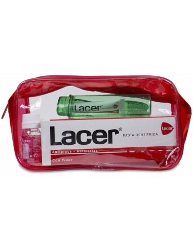 Pack Lacer Viaje Pasta Dentífrica + Cepillo Viaje +...