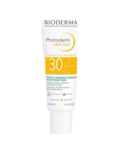 Bioderma Photoderm Akn Mat Fluido Spf30 40Ml