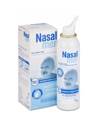 Nasalmer Spray Nasal Hipertónico Suave, 125 Ml
