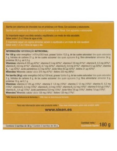 Sikendiet Barrita Vainilla Caramelo 5Uds