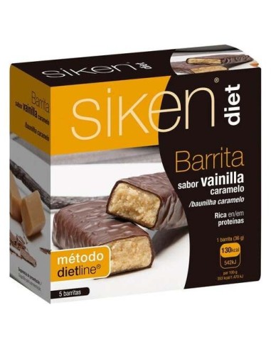 Sikendiet Barrita Vainilla Caramelo 5Uds 2