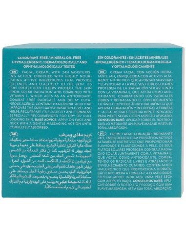 Babé Facial Hidronutritiva Protectora Fps 20,...