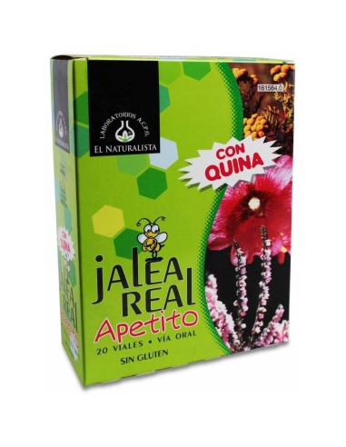 El Naturalista Jalea Apetito Con Quina 20 Viales