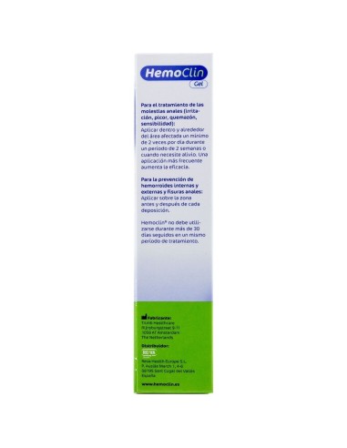 Hemoclin Gel Hemorroidal, 37 G 2