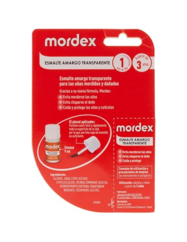Mordex Plus Solución Con Pincel 9Ml