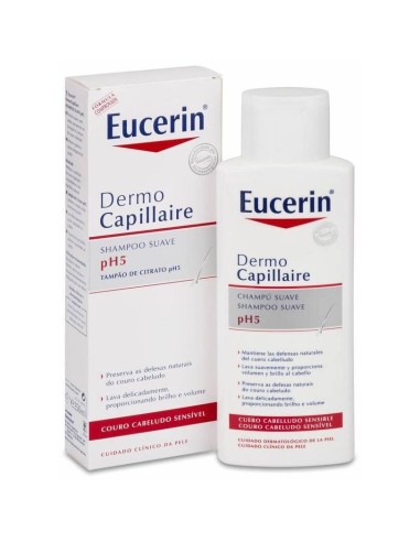 Eucerin Dermocapillaire Ph5 Champú Suave, 250 Ml