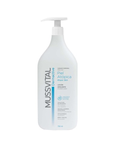 Mussvital Dermactive Loción Emoliente Para Piel Atópica,...