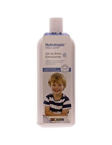 Isdin Nutratopic Pro-Amp Gel De Baño Emoliente Suave 400Ml 2