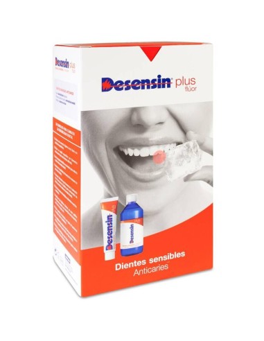 Pack Desensin Plus Flúor Pasta, 125 Ml + Colutorio, 500 Ml