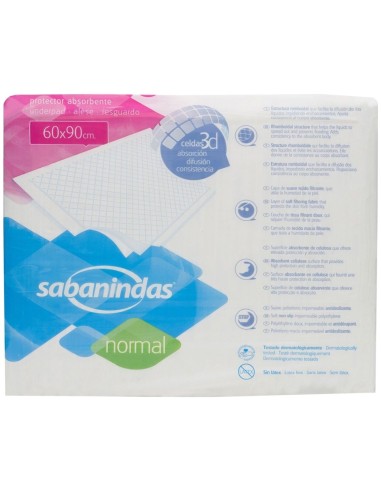 Sabanindas Normal 60 X 90 Cm, 25 Uds