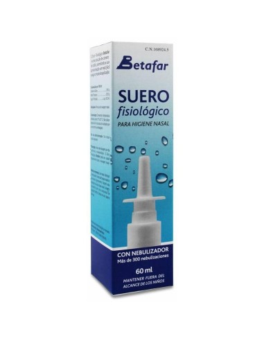 Betafar Suero Fisiológico Con Nebulizador, 60 Ml