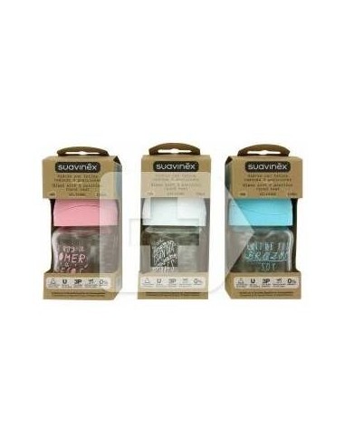 Suavinex Biberón De Vidrio Con Tetina Fisiológica Talla S... 2