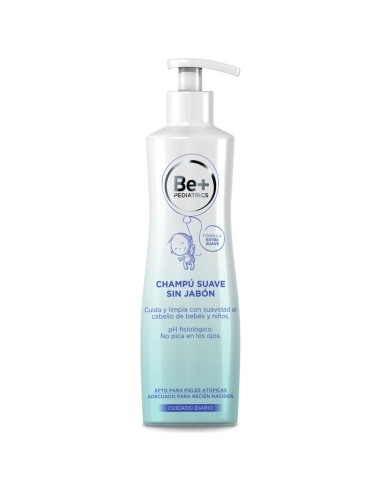 Be+ Pediatrics Champú Suave Sin Jabón, 300 Ml 2