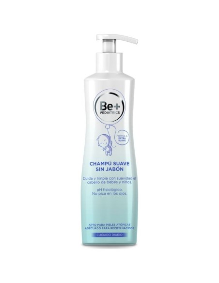 Be+ Pediatrics Champú Suave Sin Jabón, 300 Ml