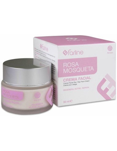 Farline Crema Facial Rosa Mosqueta, 50 Ml