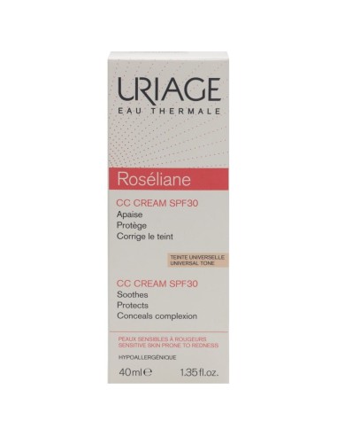 Uriage Roseliane Cc Cream Spf 30, 40 Ml