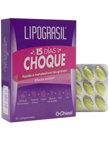 Lipograsil 15 Días Choque, 45 Comprimidos 2