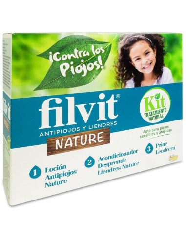 Filvit Nature Kit Antipiojos Loción + Acondicionador +...