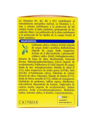 Supradyn Vital 50+ Antiox, 30 Comprimidos