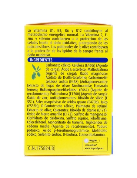 Supradyn Vital 50+ Antiox, 30 Comprimidos