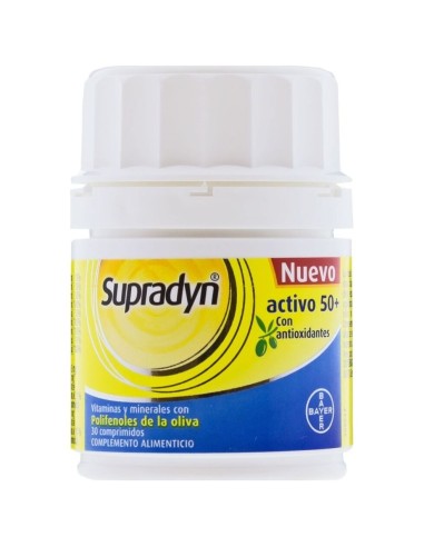 Supradyn Vital 50+ Antiox, 30 Comprimidos 2