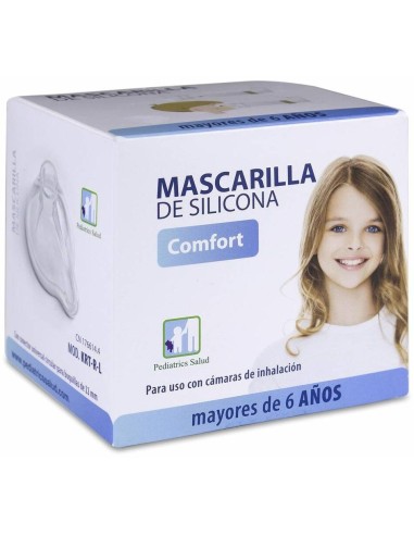 Pediatrics Mascarilla Silicona + 6 Años, 1 Ud