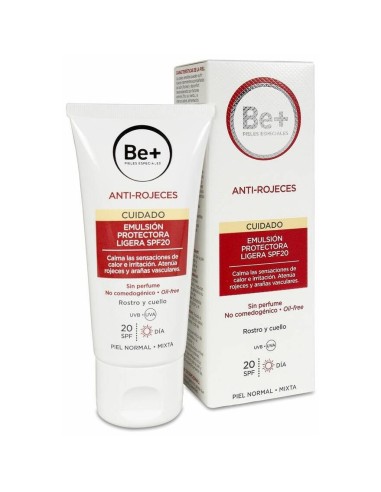 Be+ Anti-Rojeces Emulsión Ligera Spf 20, 50 Ml