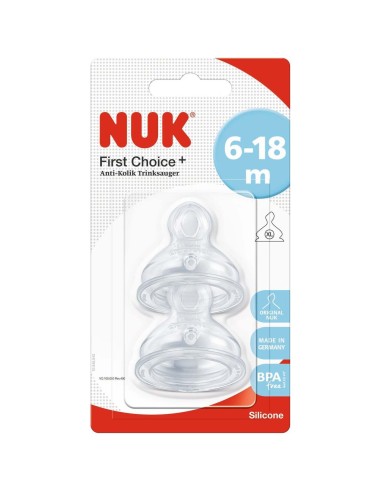 Nuk First Choice+ Tetina Anticólico Anatómica Xl Alimento... 2