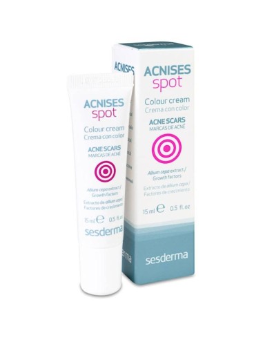 Sesderma Acnises Spot Crema Con Color, 15 Ml