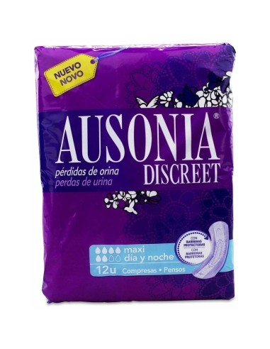 Ausonia Discreet Maxi, 12 Uds