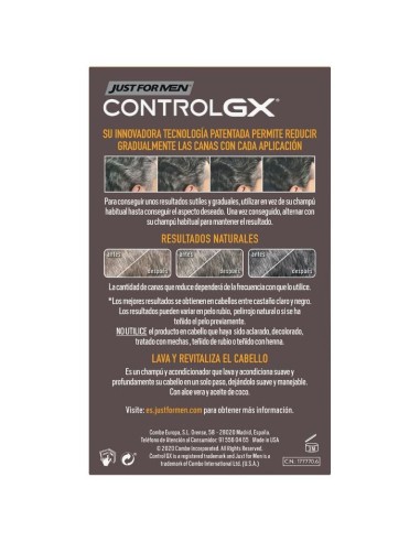 Just For Men Control Gx Champú Y Acondicionador Reductor... 2