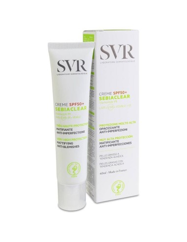 Svr Sebiaclear Crème Spf50+ Crema Solar...