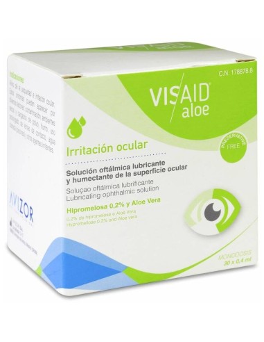 Visaid Aloe Irritacion Ocular 30Uds