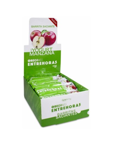 Obegrass Barritas Entrehoras Yogur Y Manzana, 20 Uds