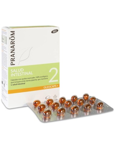 Pranarom Oleocaps+ 2 Salud Intestinal, 30 Cápsulas