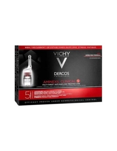 Vichy Dercos Aminexil Clinical 5 Hombre Tratamiento...