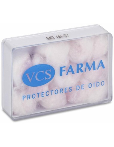 Vcs Pharma Tapones Oído Cera Y Algodón, 12 Uds