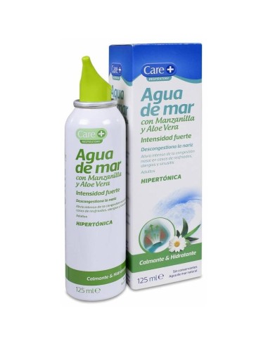 Care+ Agua De Mar Intensidad Fuerte Hipertónica, 125 Ml