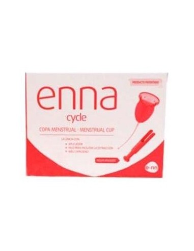 Enna Cycle Copa Menstrual Con Aplicador Talla S, 2 Uds