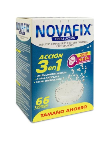 Novafix Tabletas Limpiadoras Triple Accion Limpi