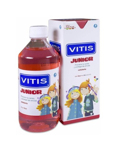 Vitis Junior Colutorio Sabor Tutti Frutti, 500 Ml