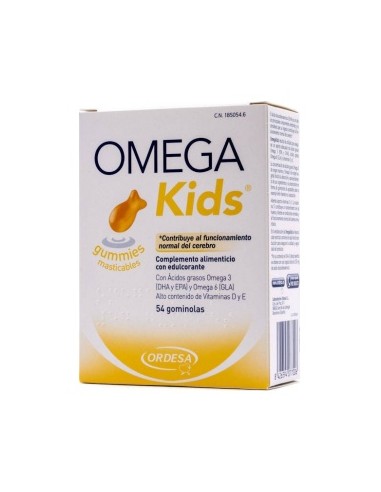 Omegakids Gummies Masticables, 54 Uds