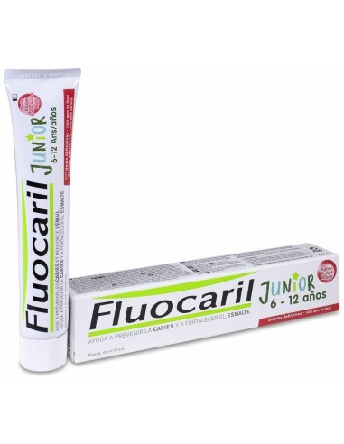 Fluocaril Junior Sabor Frutos Rojos, 75 Ml